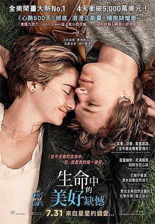 Movie, The Fault in Our Stars(生命中的美好缺憾)(星运里的错), 電影海報