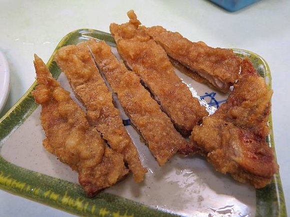 圓環阿宗魚翅肉羹, 炸排骨