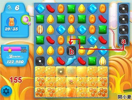 Candy Crush Soda Saga, 過關技巧, Level 155