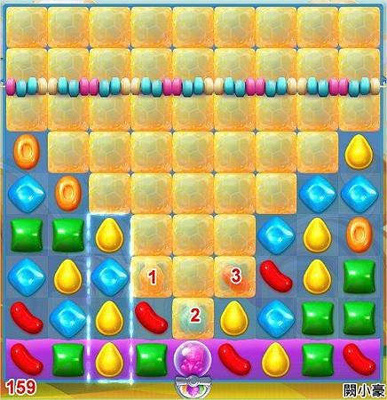 Candy Crush Soda Saga, 過關技巧, Level 159