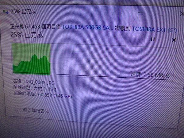 【留碟救援】TOSHIBA東芝500GB→3.5吋7200轉