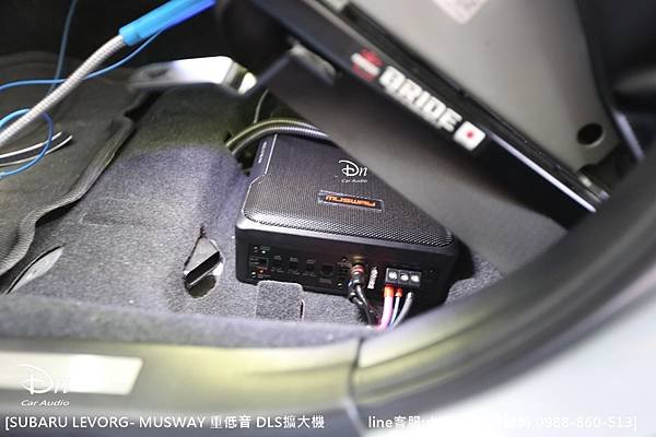  SUBARU LEVORG  MUSWAY 重低音 DLS擴大機 (1).JPG