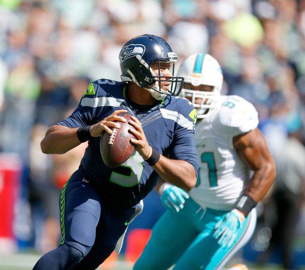 Russell+Wilson+Miami+Dolphins
