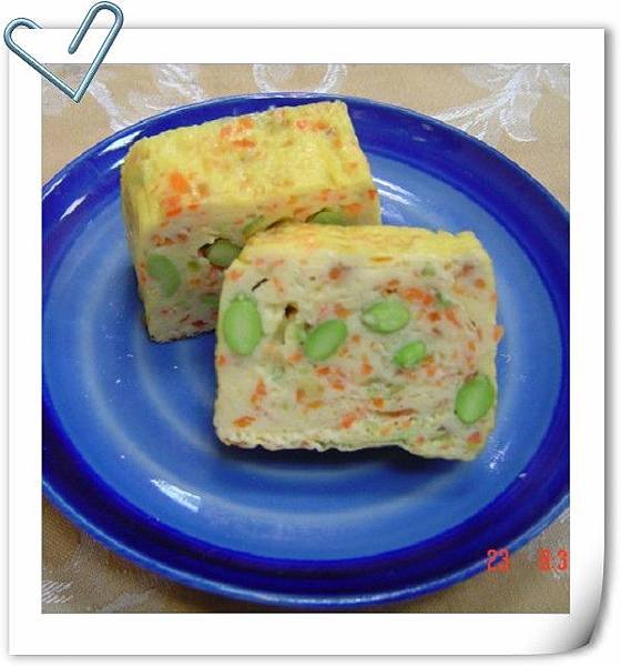 野菜厚蛋燒(毛豆篇)