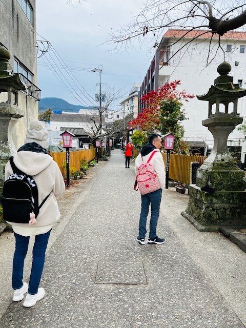 嬉野温泉街-豐玉姬神社~日本佐賀租車自駕旅行~