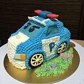 波力蛋糕 poli car cake