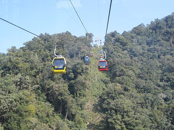 日月潭纜車景觀2