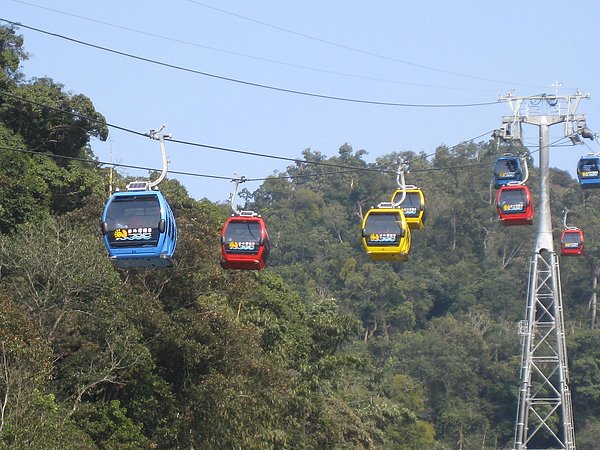 日月潭纜車景觀6