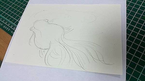 廣告顏料 水彩 壓克力顏料 繪畫 金魚