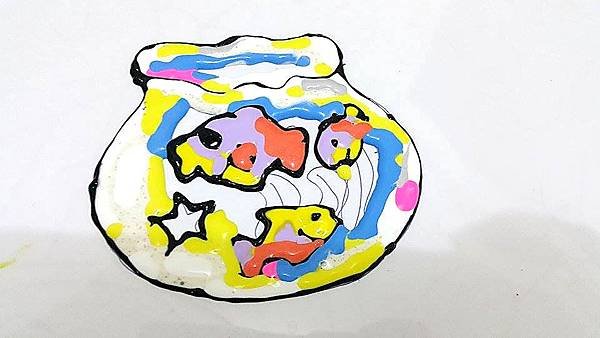 窗貼 玻璃彩繪貼 彩繪隨意貼  魚缸4