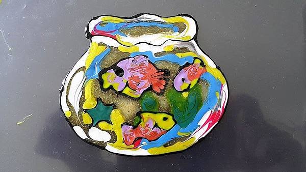窗貼 玻璃彩繪貼 彩繪隨意貼  魚缸7