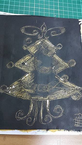 廣告顏料 水彩 壓克力顏料 繪畫 刮畫8