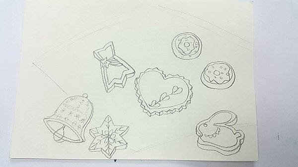 廣告顏料 水彩 壓克力顏料 繪畫 糖霜餅乾