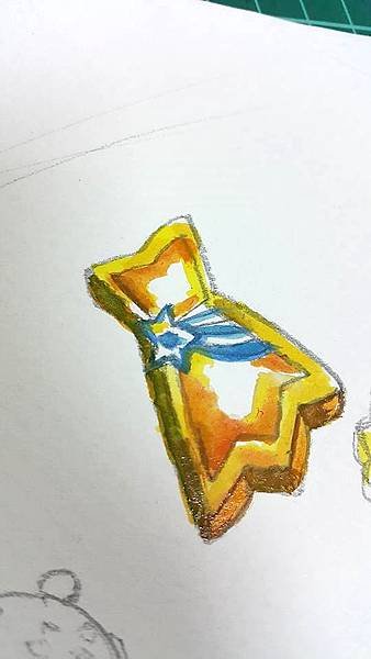 廣告顏料 水彩 壓克力顏料 繪畫 糖霜餅乾2
