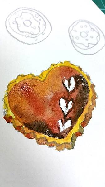 廣告顏料 水彩 壓克力顏料 繪畫 糖霜餅乾3