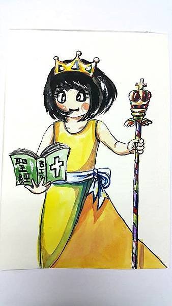 廣告顏料 水彩 壓克力顏料 繪畫 權杖6