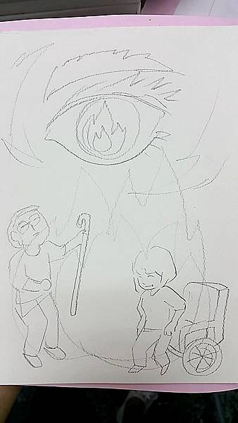 廣告顏料 水彩 壓克力顏料 繪畫 信心之眼