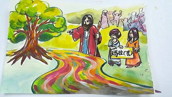 廣告顏料 水彩 壓克力顏料 繪畫 苦水變甜5
