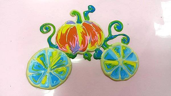 窗貼 玻璃彩繪貼 彩繪隨意貼 南瓜馬車5