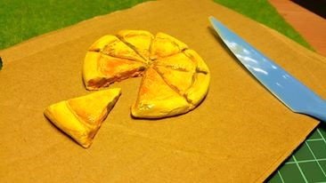廣告顏料 水彩 壓克力顏料 繪畫 披薩5