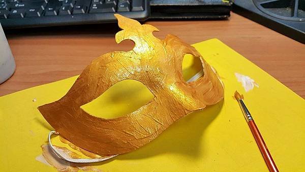廣告顏料 水彩 壓克力顏料 繪畫 面具2