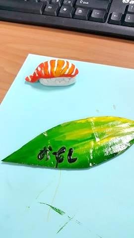 廣告顏料 水彩 壓克力顏料 繪畫 握壽司4