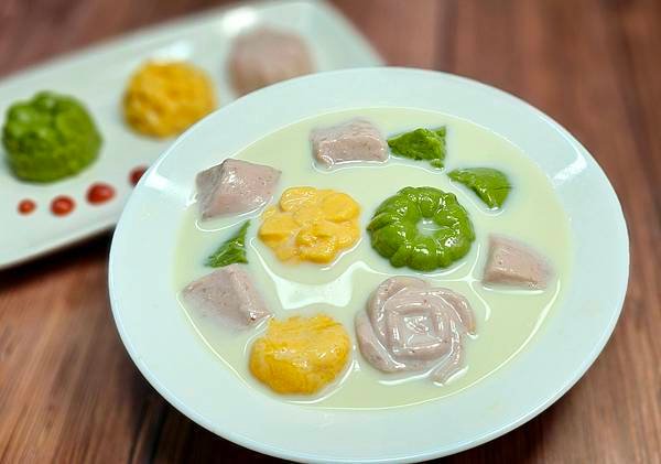 食譜三~1：紅黄綠蕨餅温豆奶.jpg