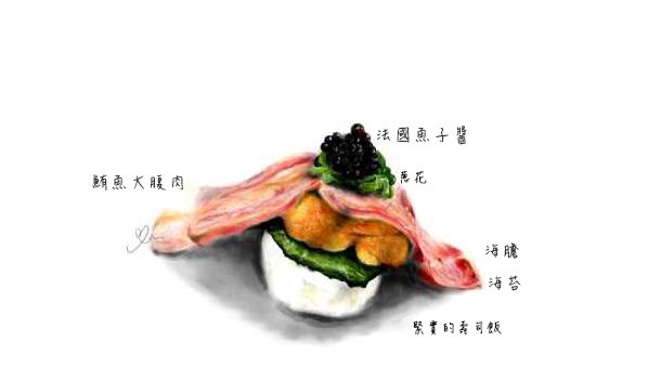 20131003_瞞著爹_海膽鮪魚肚握