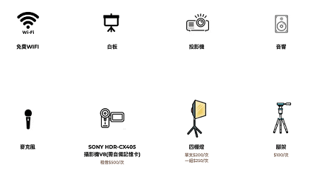 台北場地租借-忠孝復興設備.png