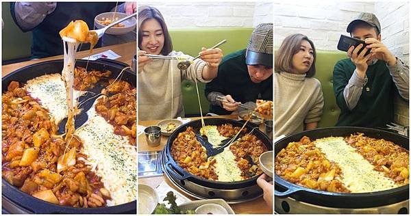 韓國必吃美食弘大江南美食餐廳起士辣炒春雞
