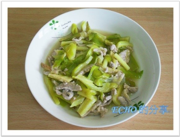 火龍果花炒肉絲-7