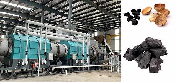 Use Beston Charcoal Making Machine to Produce Coconut Shell Charcoal in Thailand.jpg