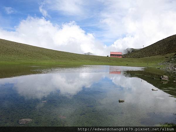 大水窟池和大水窟山屋