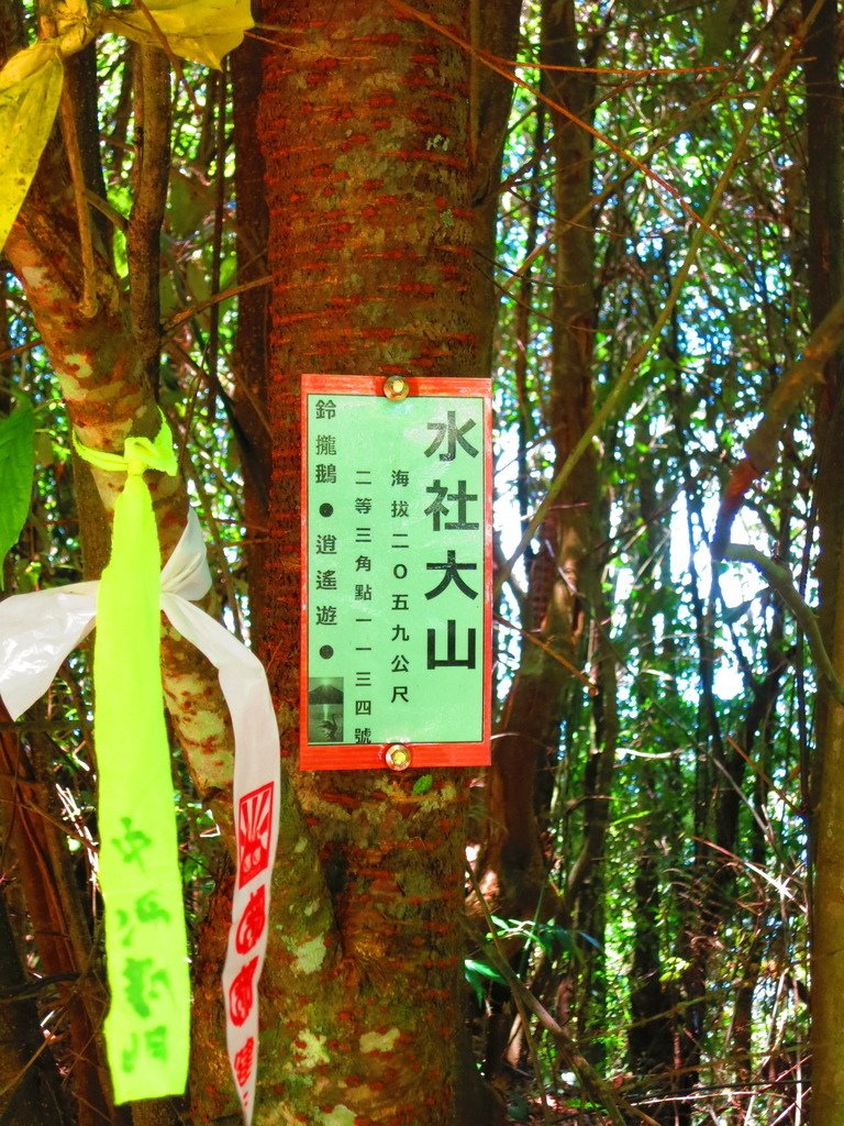 1040516南投日月潭水社大山行程紀錄