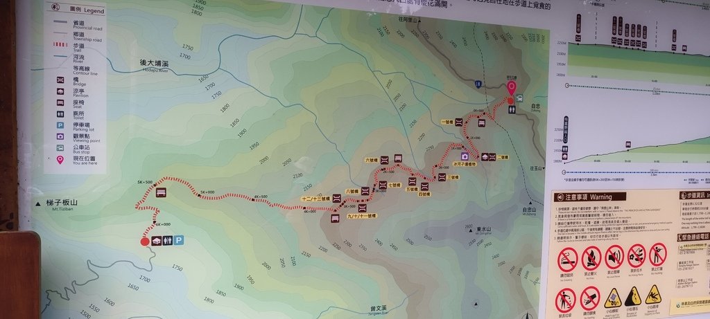 自忠看日出、特富野古道入口處及鹿林神木~