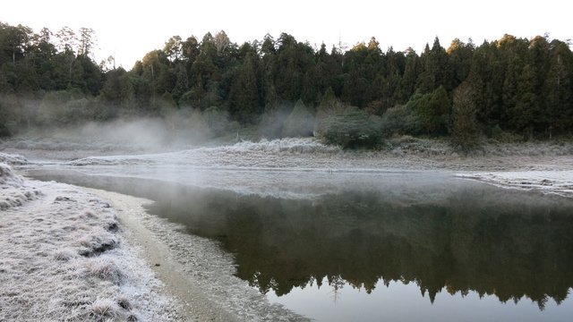 那一年的藍天包場及寒冷的加羅湖(三)~藍白篇。