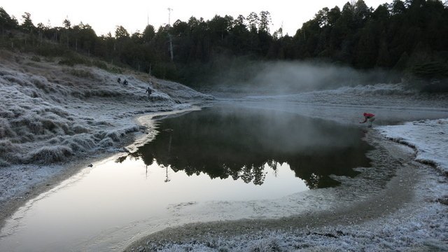 那一年的藍天包場及寒冷的加羅湖(三)~藍白篇。