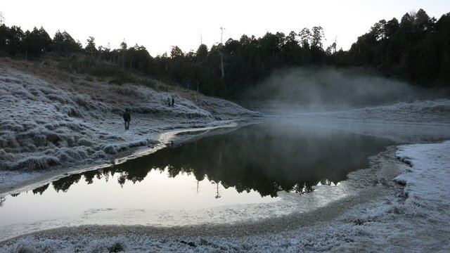 那一年的藍天包場及寒冷的加羅湖(三)~藍白篇。