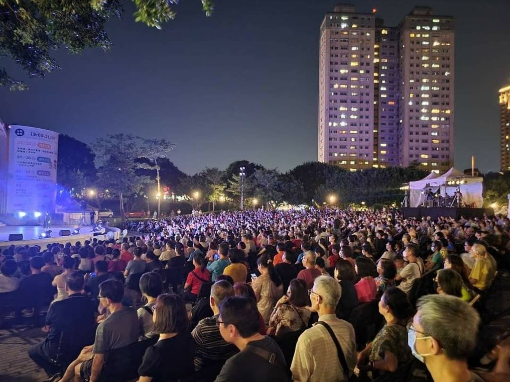 1130713永和仲夏夜之夢民歌演唱會～永和仁愛公園。侯市長