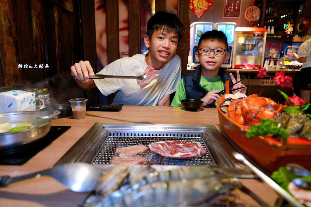 蘆洲燒肉吃到飽，昭和園日式燒肉屋，日本A5和牛、波士頓龍蝦、