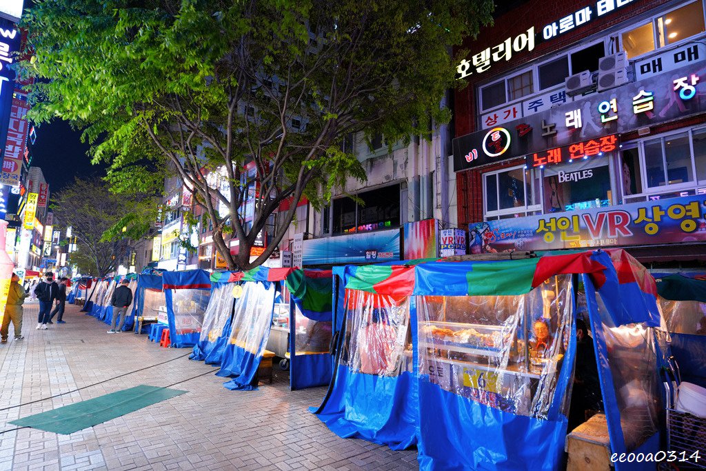 韓國釜山夜市美食「富平罐頭市場」，南浦洞密陽血腸豬肉湯飯，釜