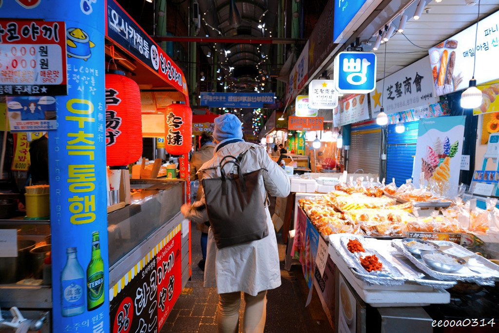 韓國釜山夜市美食「富平罐頭市場」，南浦洞密陽血腸豬肉湯飯，釜