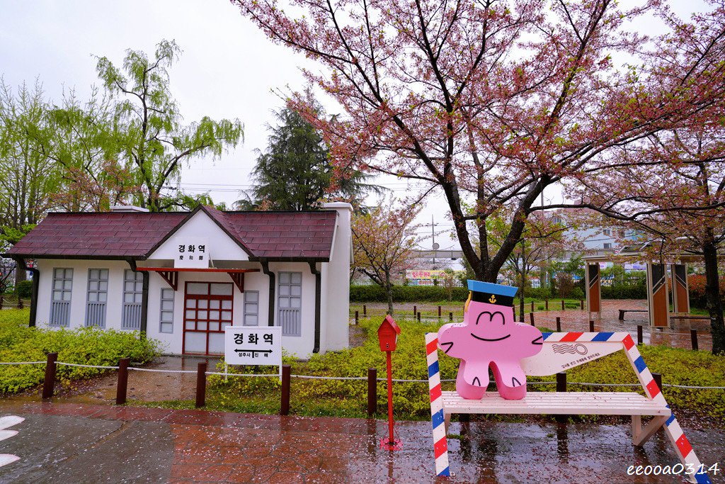 釜山賞櫻花行程「慶和火車站、余佐川羅曼史橋、帝皇山公園」，鎮