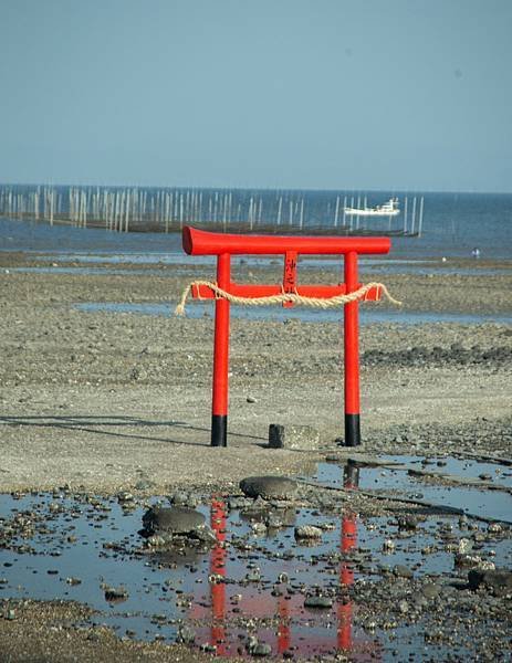 [日本-九州]長崎-佐賀：邂逅太良町海上三鳥居！大魚神社 (
