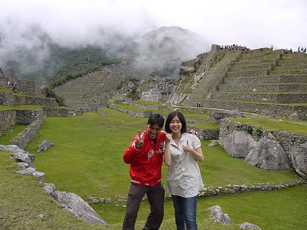 Machu Pichhu with our tour guide