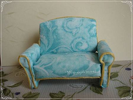 miniature sofa_blue