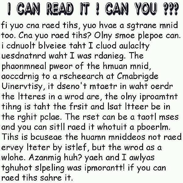 can u read this