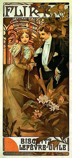 Alfons Mucha, flirt.jpg