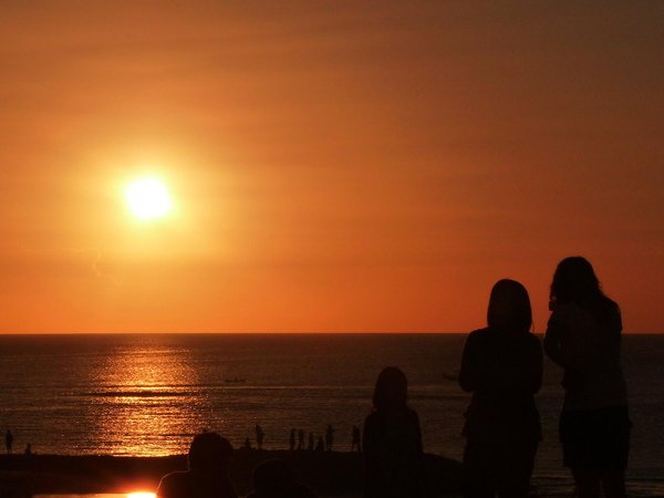 峇里島的夕陽