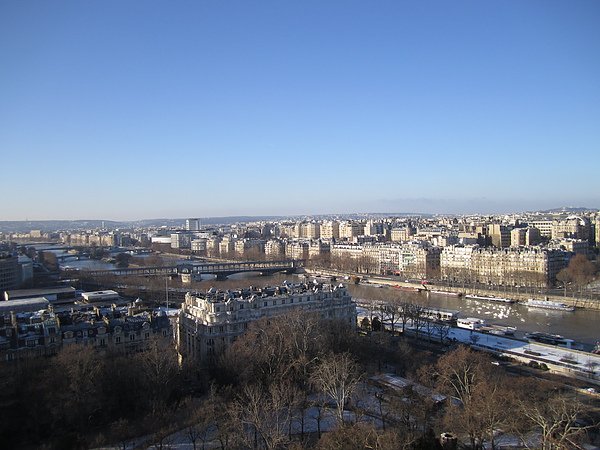 俯瞰塞納河 from Tour Eiffel 1st floor